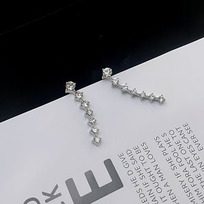 Sparkling Diamond Stud Earrings