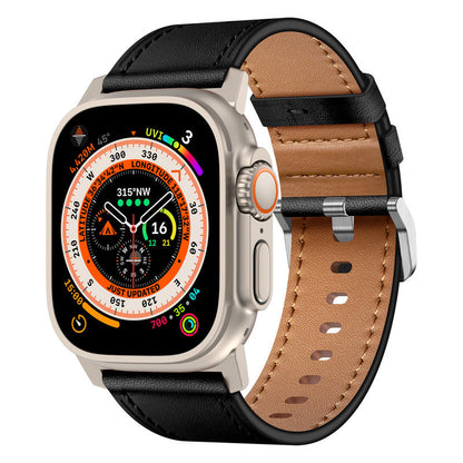 Genuine Brown Leather Watch Strap - Lusomart
