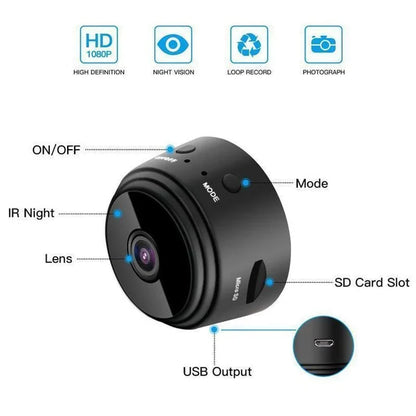 Compact HD Wireless Mini Security Camera