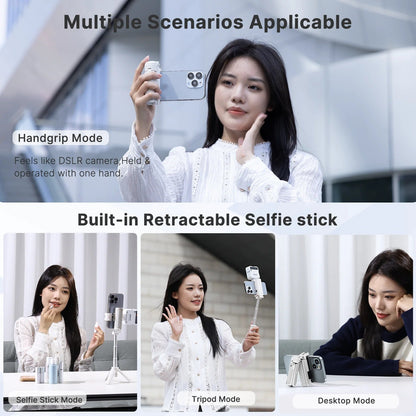 Portable Bluetooth Selfie Stick with 360° Rotation Holder