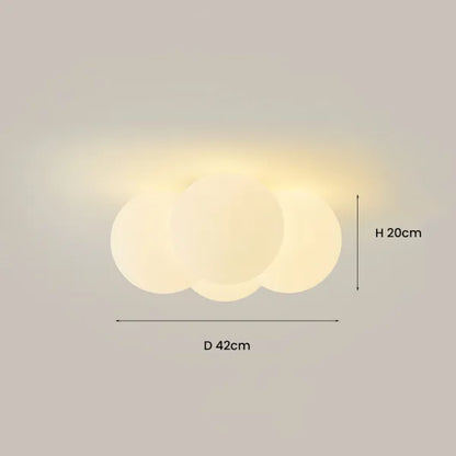 Cloud-Shaped Modern LED Ceiling Lamp