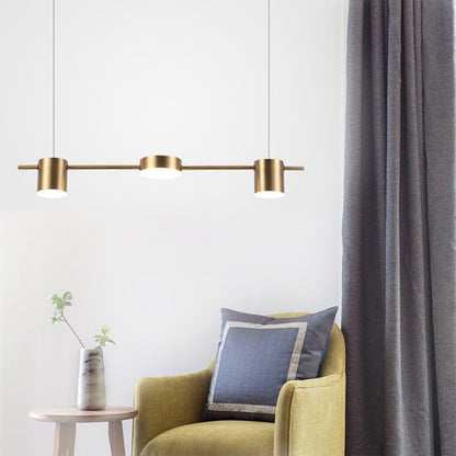 Modern Black Gold Pendant Lighting, 3-5 Lights