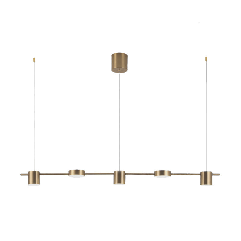 Modern Black Gold Pendant Lighting, 3-5 Lights