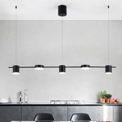 Modern Black Gold Pendant Lighting, 3-5 Lights