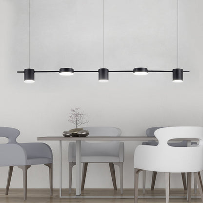 Modern Black Gold Pendant Lighting, 3-5 Lights