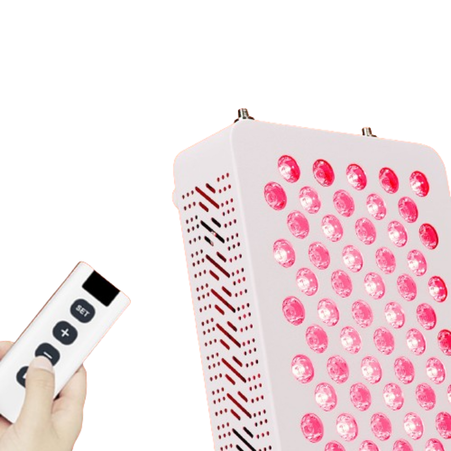 Compact LED Red Light Therapy Lamp with Dimmer