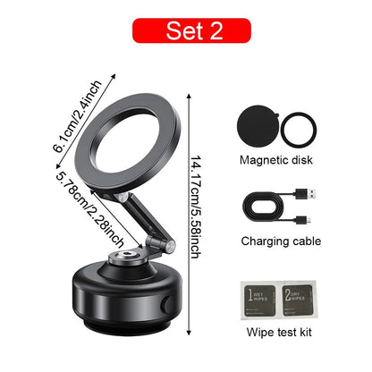 Strong Magnetic Car Phone Mount With Adhesive Base