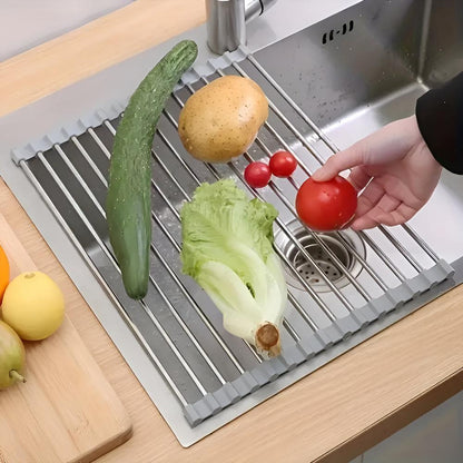 Compact Stainless Steel Dish Dryer Rack