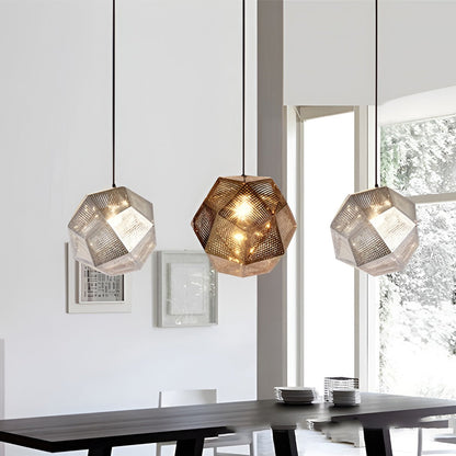 Modern Round Metal Pendant Light Fixture - Lusomart