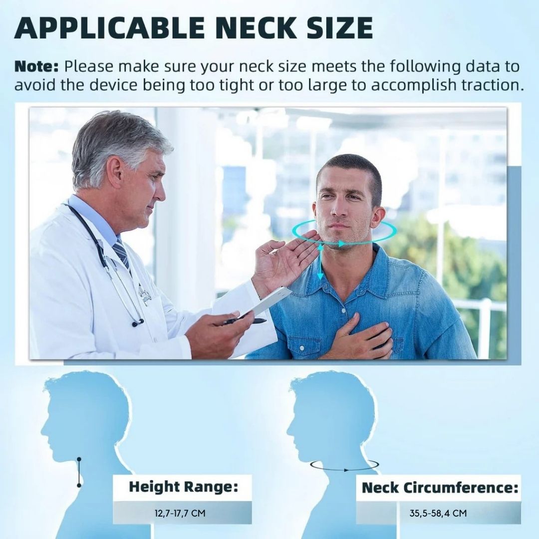 Comfortable Cervical Traction Collar For Neck Pain Relief
