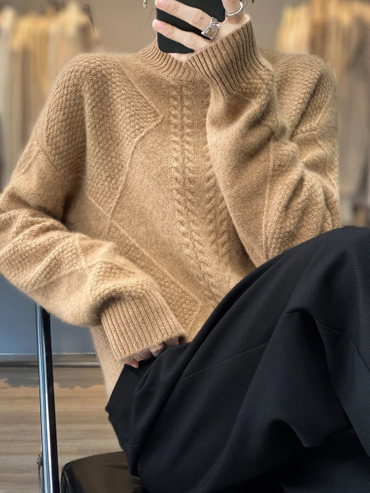 Soft Cashmere Crew Neck Sweater