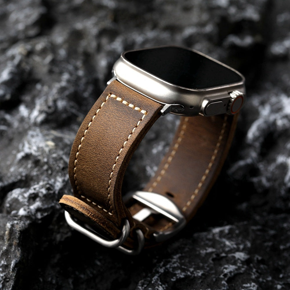 Classic Genuine Leather Apple Watch Strap