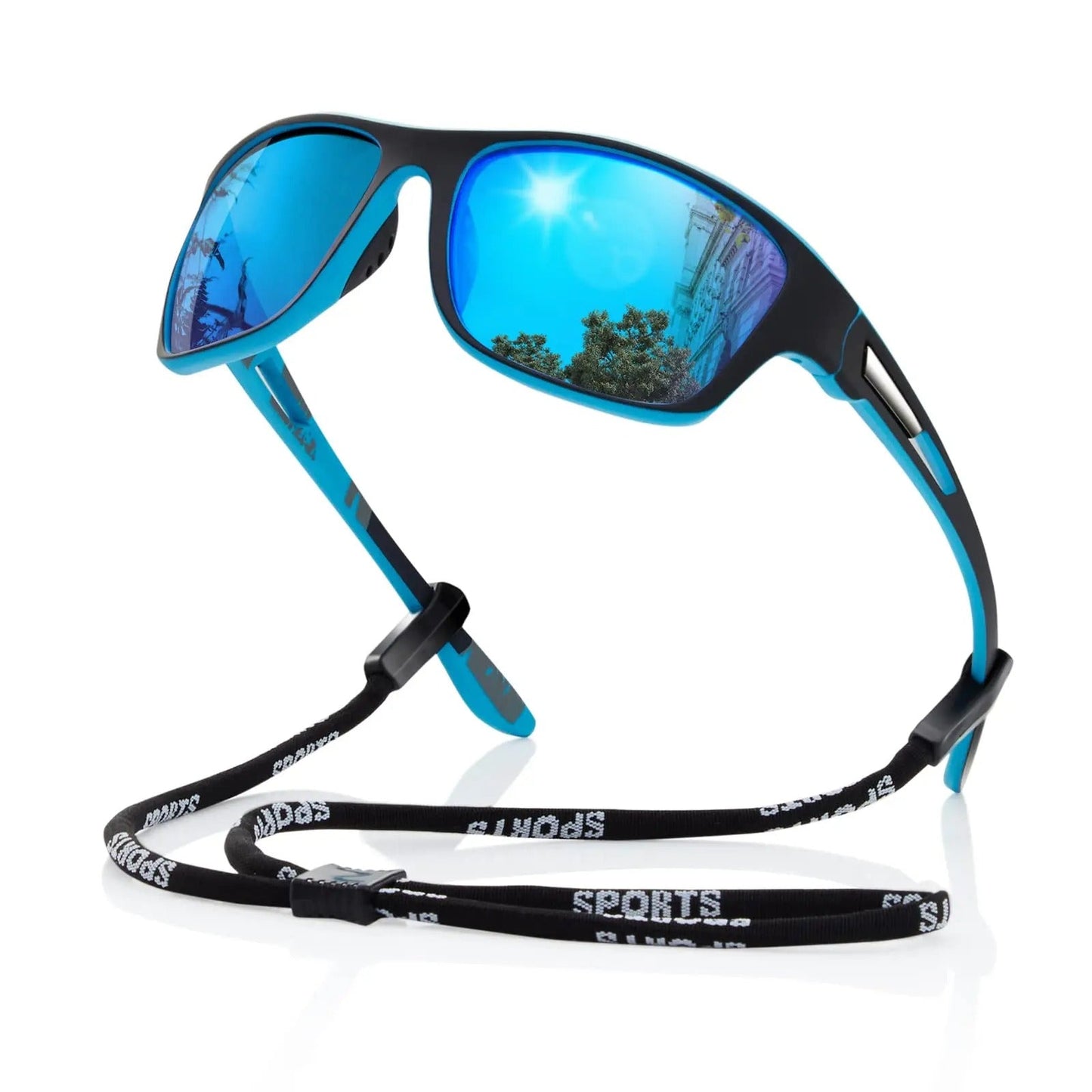 Men's Sport Wraparound Polarized Sunglasses
