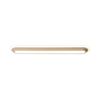 Sleek LED Ceiling Fixture in Black or White Finish