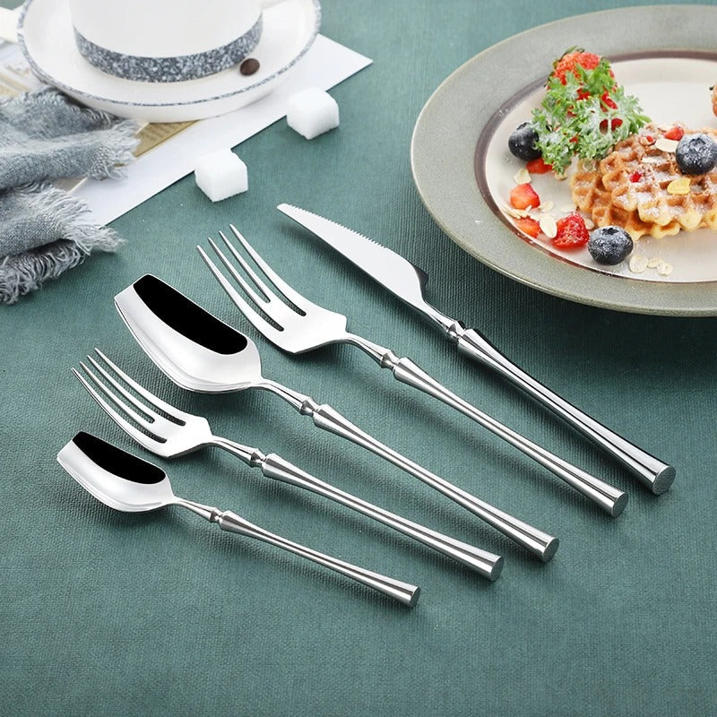 Luxury Modern Stainless Steel Silverware Set