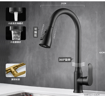 Smart Touch Kitchen Faucet With Spray Head