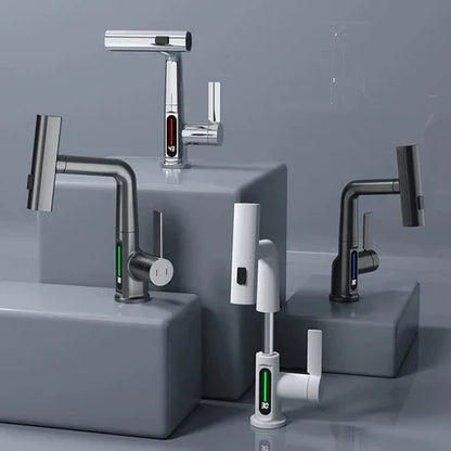 Flexible Kitchen Faucet With Long Extendable Hose