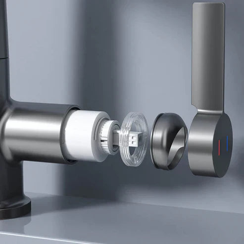Flexible Kitchen Faucet With Long Extendable Hose