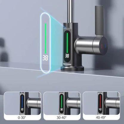 Flexible Kitchen Faucet With Long Extendable Hose
