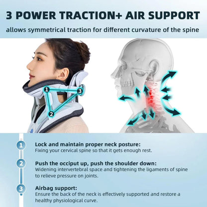 Comfortable Cervical Traction Collar For Neck Pain Relief