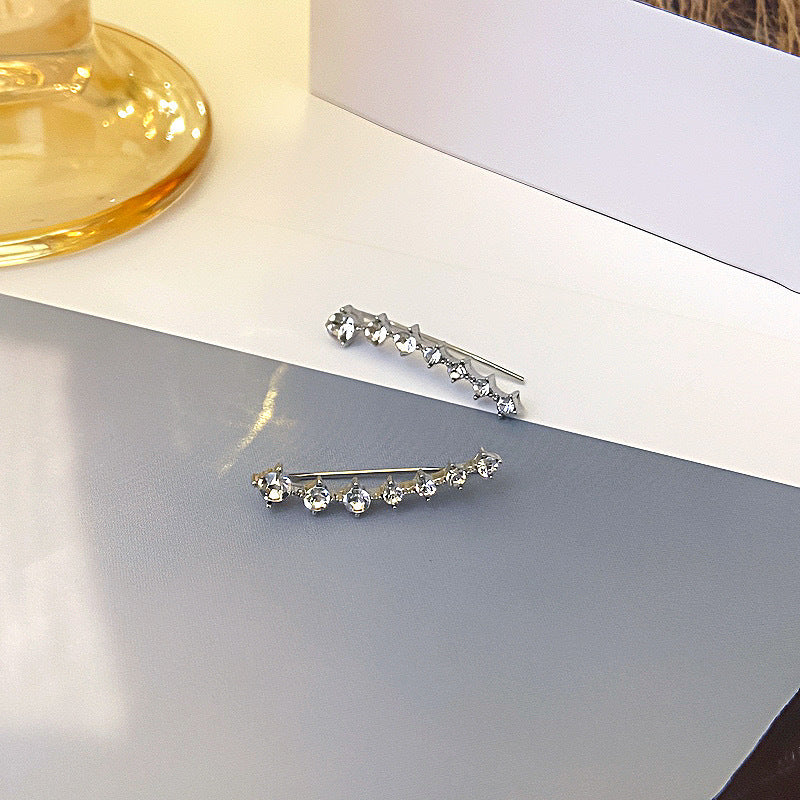 Sparkling Diamond Stud Earrings