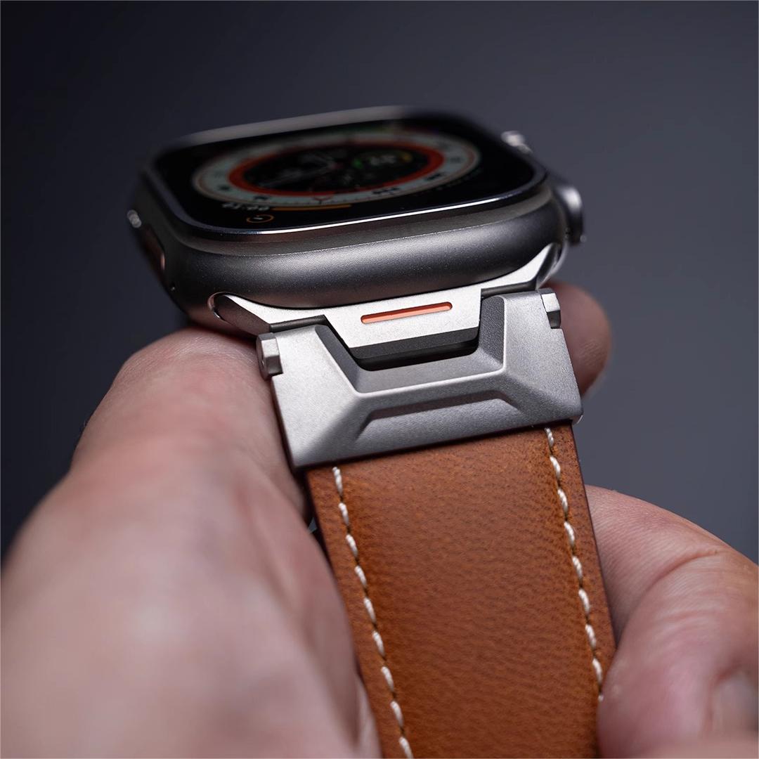 Soft Leather Replacement Band For Apple Watch