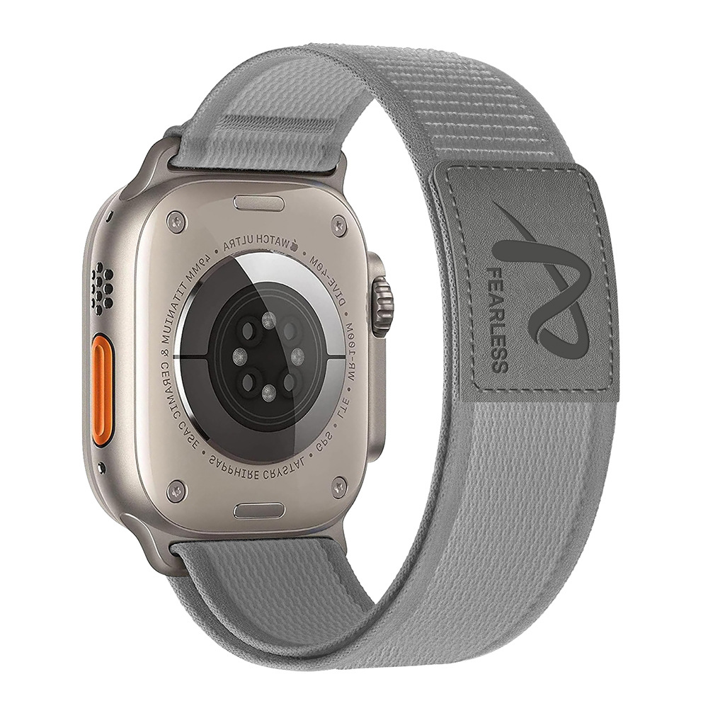 Durable Nylon Apple Watch Strap with Genuine Leather Tag