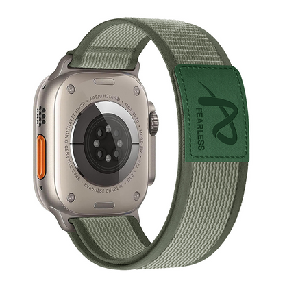 Durable Nylon Apple Watch Strap with Genuine Leather Tag