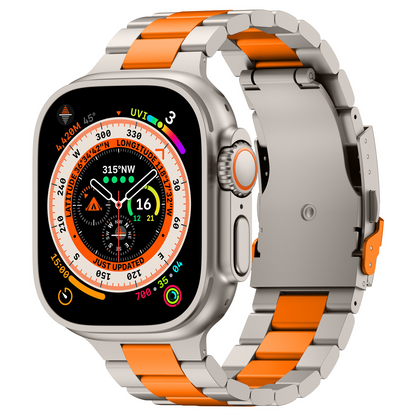 Durable Metal Watch Strap With Secure Lock for Apple Watch
