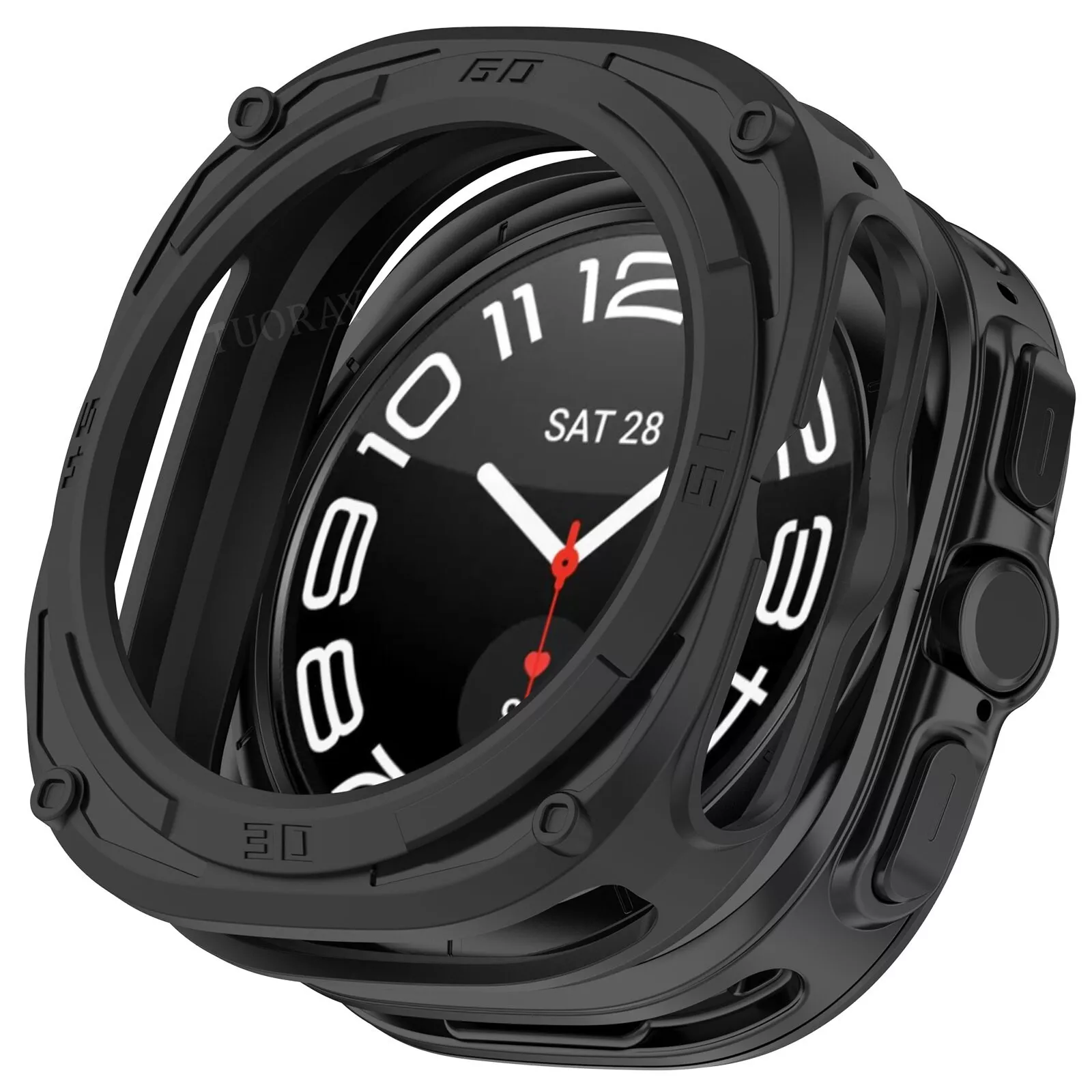 Durable Shockproof Clear Cover for Samsung Watch Ultra 47mm - Lusomart