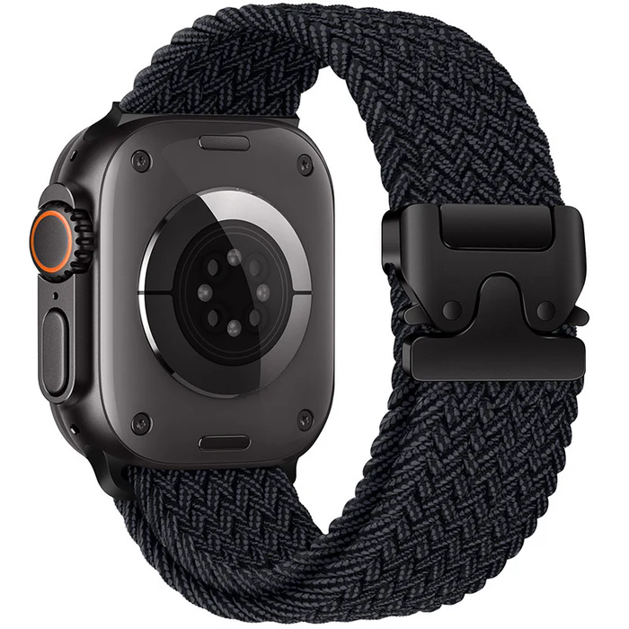 Durable Nylon Strap with Secure Buckle for Apple Watch