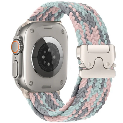 Durable Nylon Strap with Secure Buckle for Apple Watch