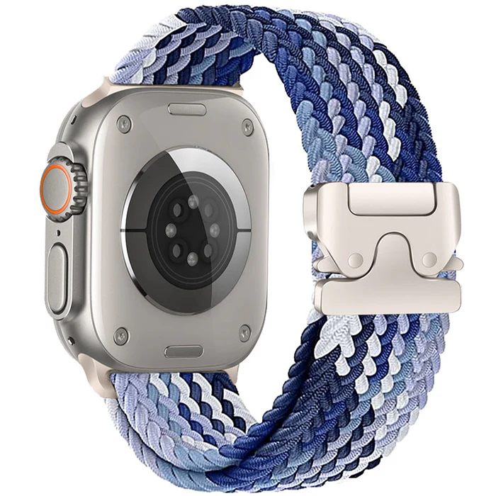 Durable Nylon Strap with Secure Buckle for Apple Watch