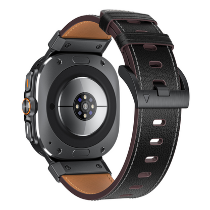 Durable Leather Watch Band For Apple Watch 7 Ultra - Lusomart