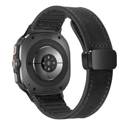 Durable Leather Magnetic Strap for Samsung Watch Ultra - Lusomart