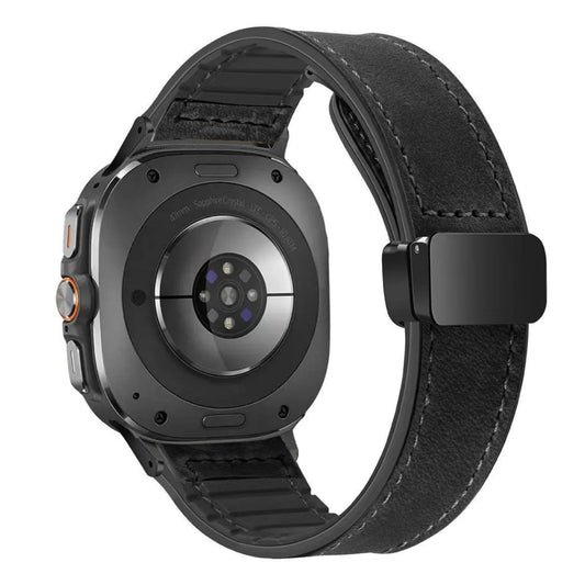 Durable Leather Magnetic Strap for Samsung Watch Ultra - Lusomart
