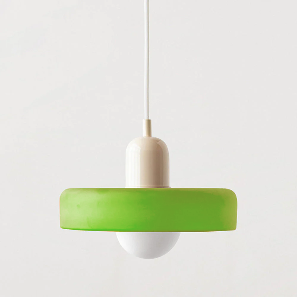 Vibrant Glass Modern Pendant Lighting for Dining Areas