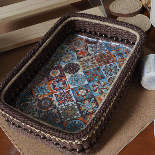 Rustic Natural Woven Storage Basket - Lusomart