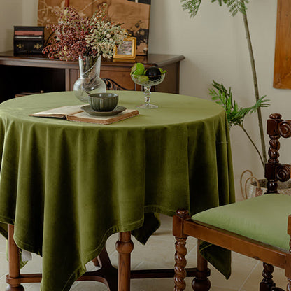 Green Luxury Vintage Inspired Table Cover - Lusomart