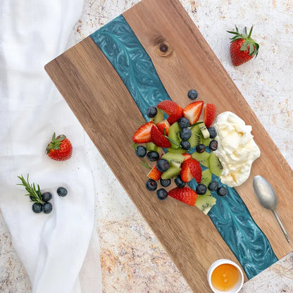 Natural Wood Serving Board | Wooden Platter for Cheese