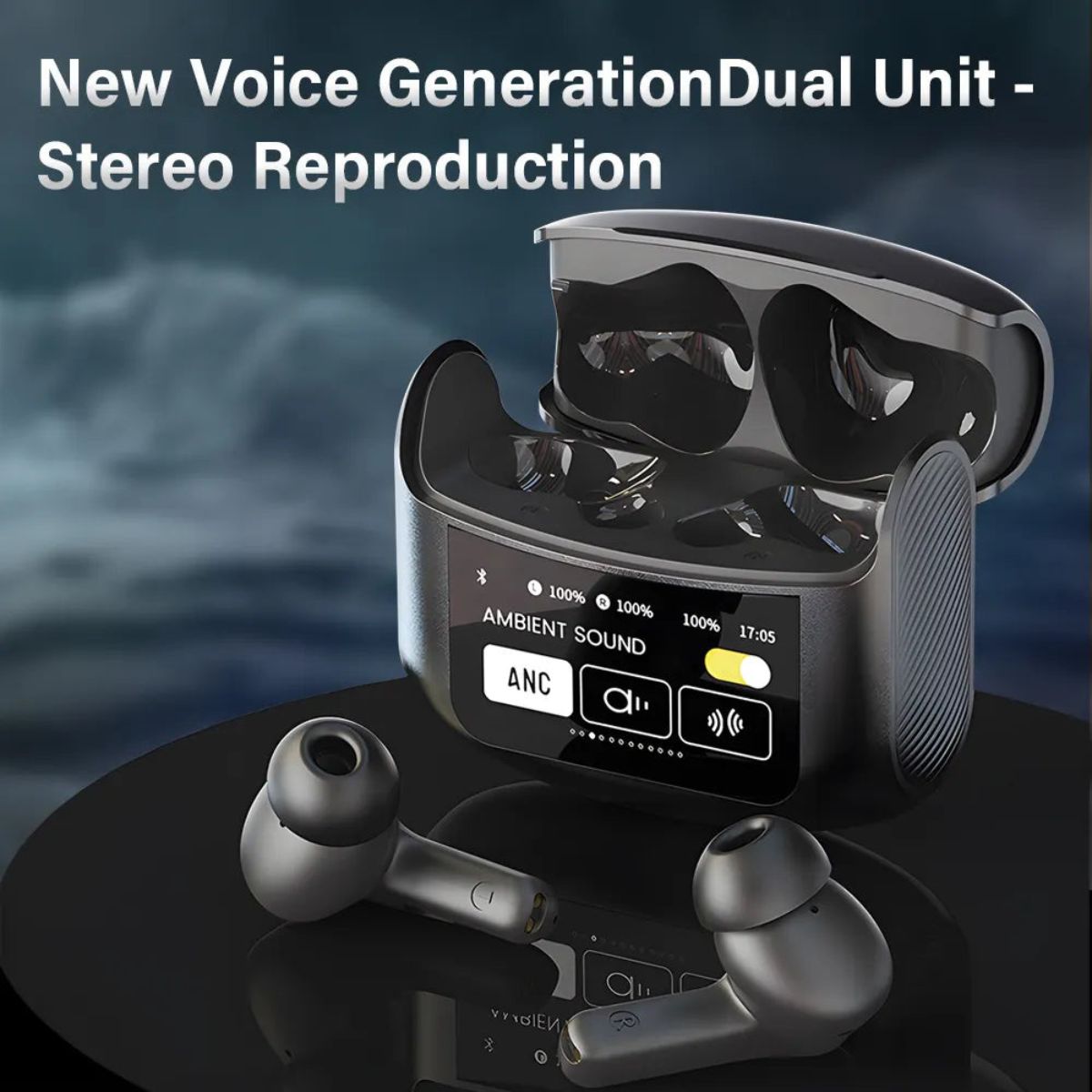 Wireless Noise Cancelling Bluetooth Earbuds