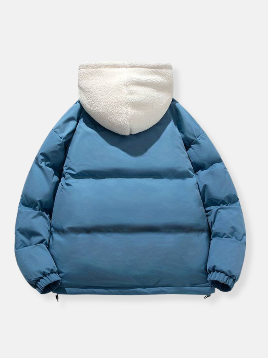 Warm Women's Down Filled Hooded Puffer Jacket