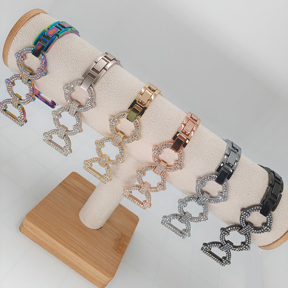 Shining Metal Smartwatch Chain Bracelet