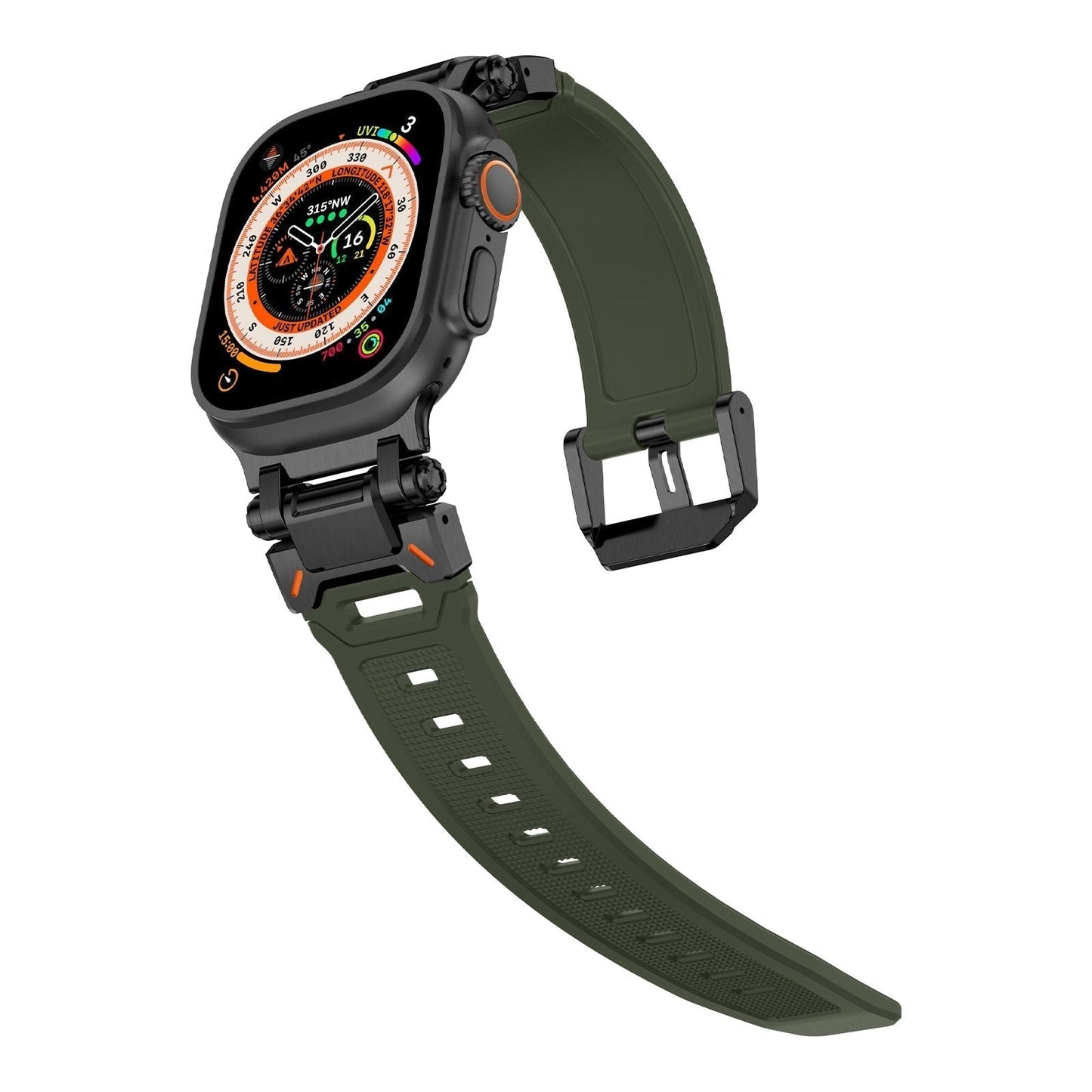 Durable Fluorescent Rubber Apple Watch Band