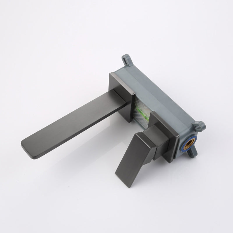 Hidden Wall Mount Single Handle Modern Faucet