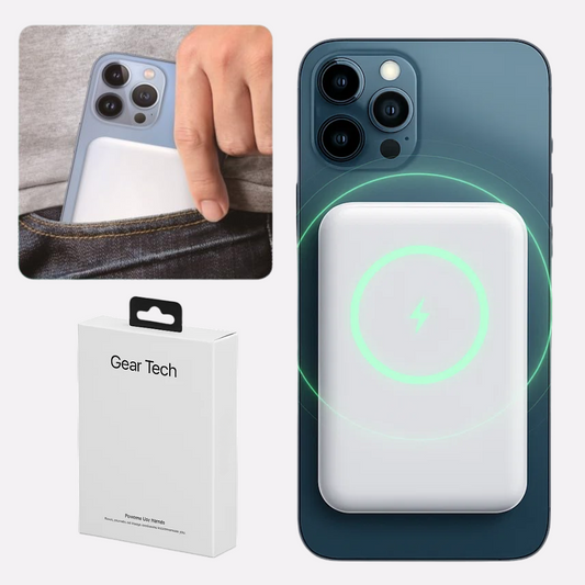 Compact Portable Magnetic Wireless Charger Power Bank - Lusomart