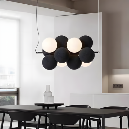Modern Glass Ball Chandelier