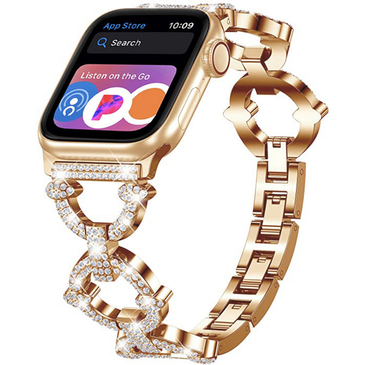 Shining Metal Smartwatch Chain Bracelet