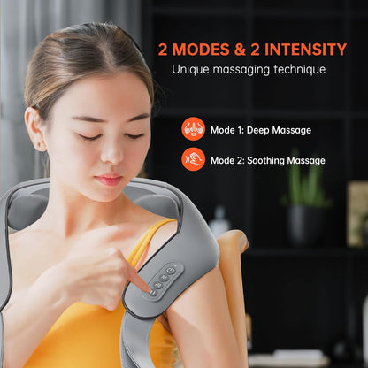 Powerful Electric Massager For Neck And Back Pain Relief