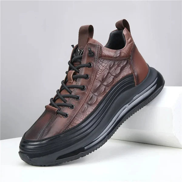 Comfortable Leather Support Sneakers for Men